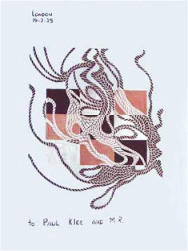 LETTER OF LOVE OR OF THE NIGHT AND THE DAY - TO PAUL KLEE AND M.R. (March 39) 1993 London