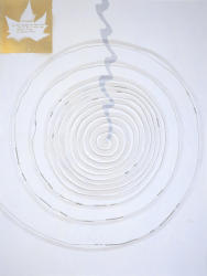 OXYMORON NO. 1 - u) THE UNIVERSE FELL FROM GRACE WITH ME FOR A WHILE ONLY BECAUSE OF YOU. TO MASSIMO RICCIO (15.6.39) 1993 London